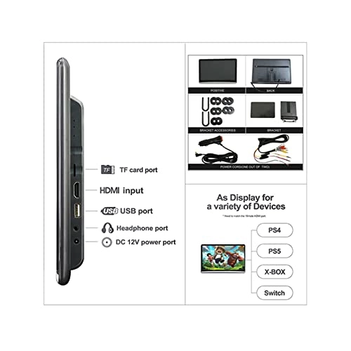 Car Headrest Video Players - 4K 13.3 inch