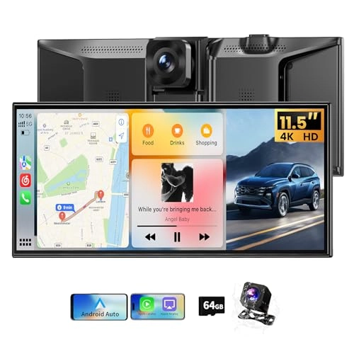 Extra Large Wireless Apple CarPlay Screen - 11.5-Inch