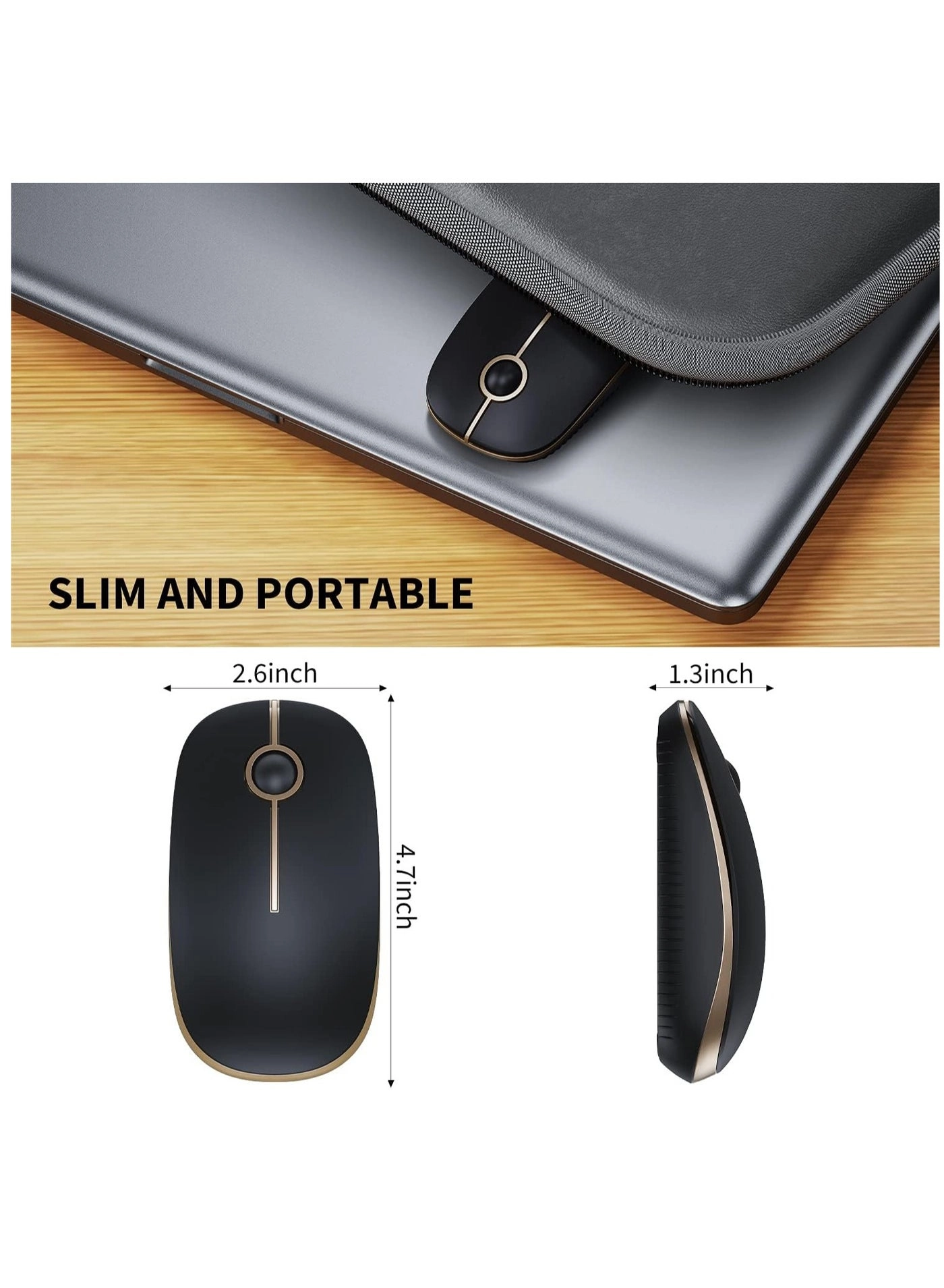 Slim Portable Mouse - Wireless