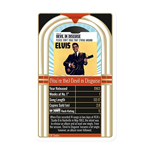 Elvis Top 30 Singles - Card Game