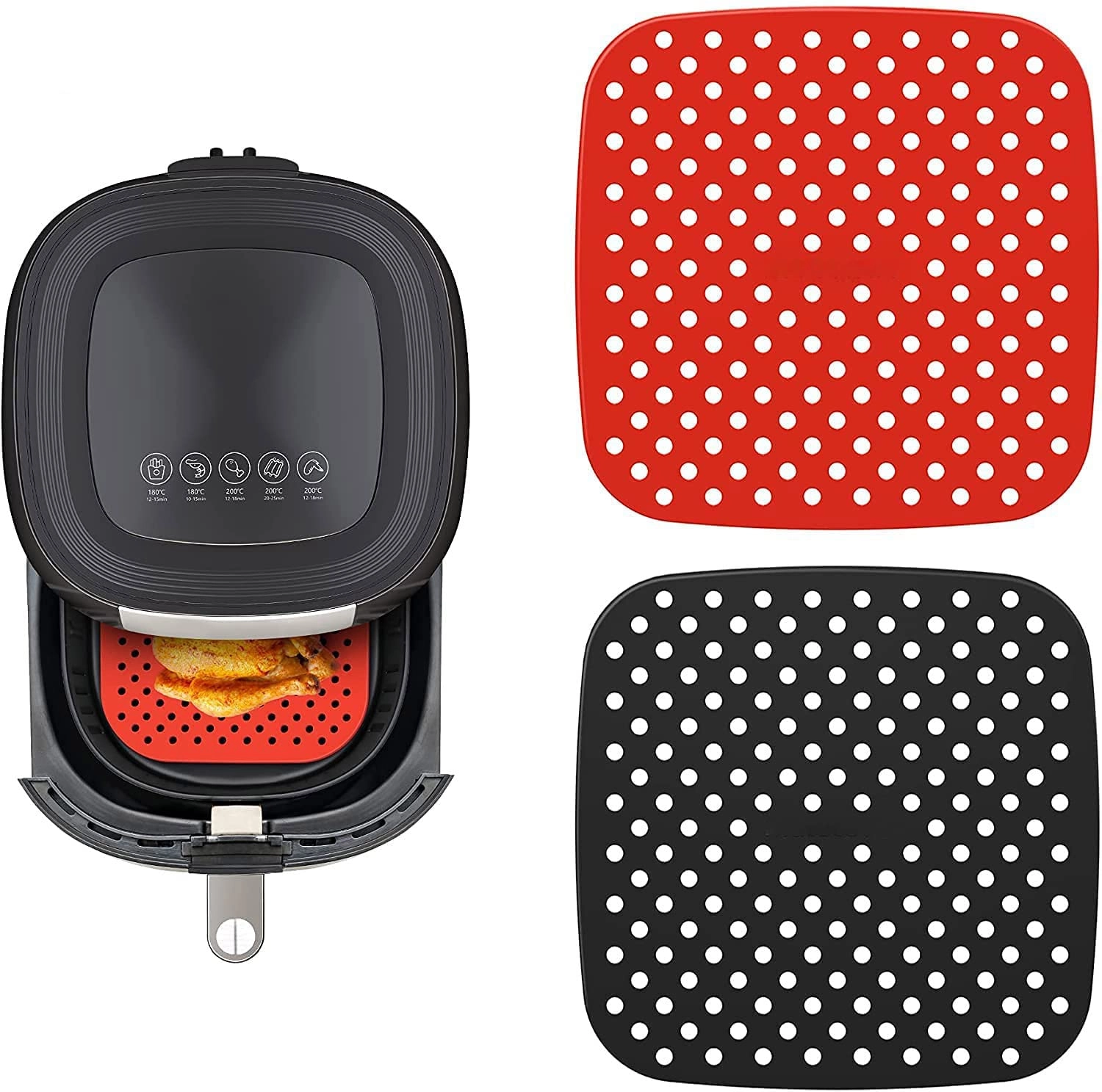 Maogear Silicone Air Fryer Liners - 2 piece(s)