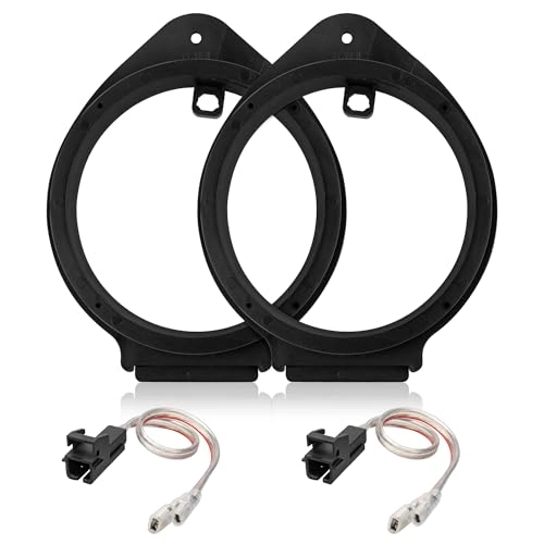 RED WOLF Speaker Adapter Spacer Ring - 6.5" Speaker Wiring Harness Plug Replacement