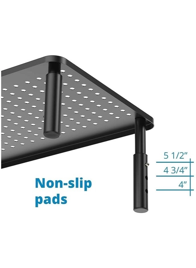 Monitor Stand Riser - 2 Pack 3 Height Adjustable 14.5 in