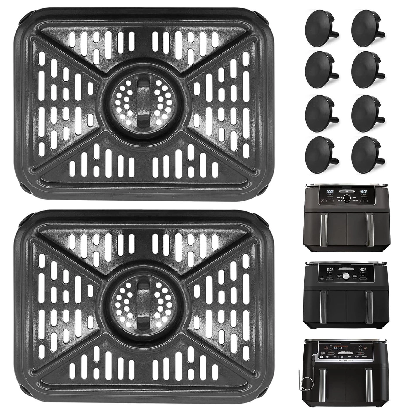 GWYXC Air Fryer Grill Pan - AF400UK AF500UK 95L 104L DualZone 2 Drawers