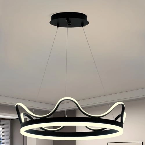 Crown LED Chandelier - 3000K–4000K–6000K Dimmable