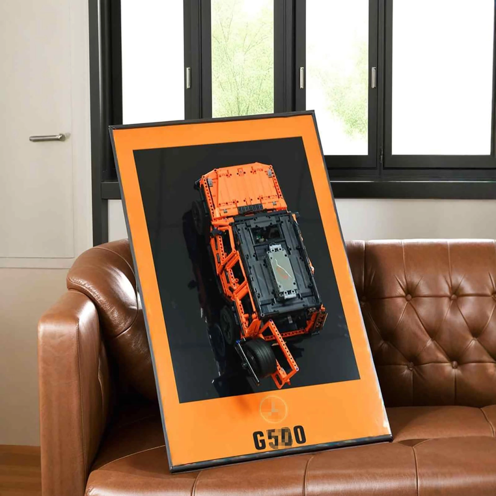 bodamaike Display Wall for LEGO 42177 Mercedes-Benz G-Class - 80 x 50 cm Wall Mounted