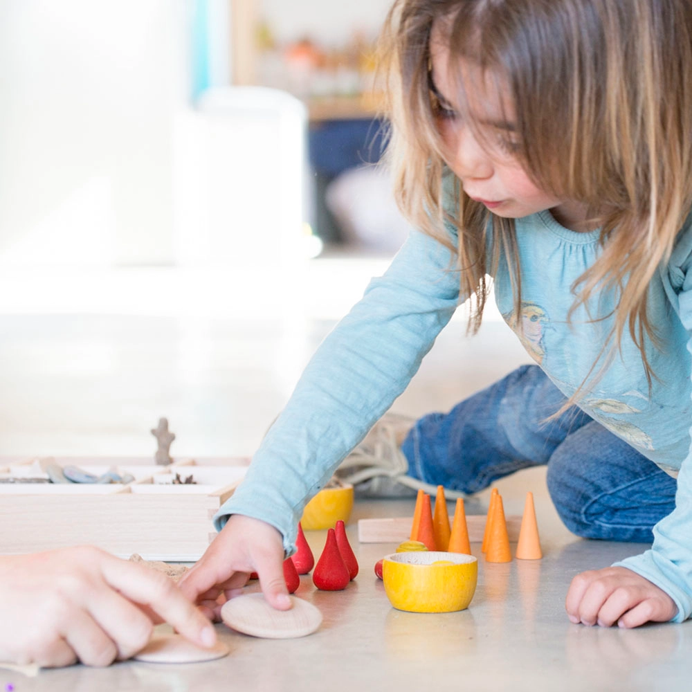 Mandala Orange Cone - Suitable for 3 years and above 36 pieces