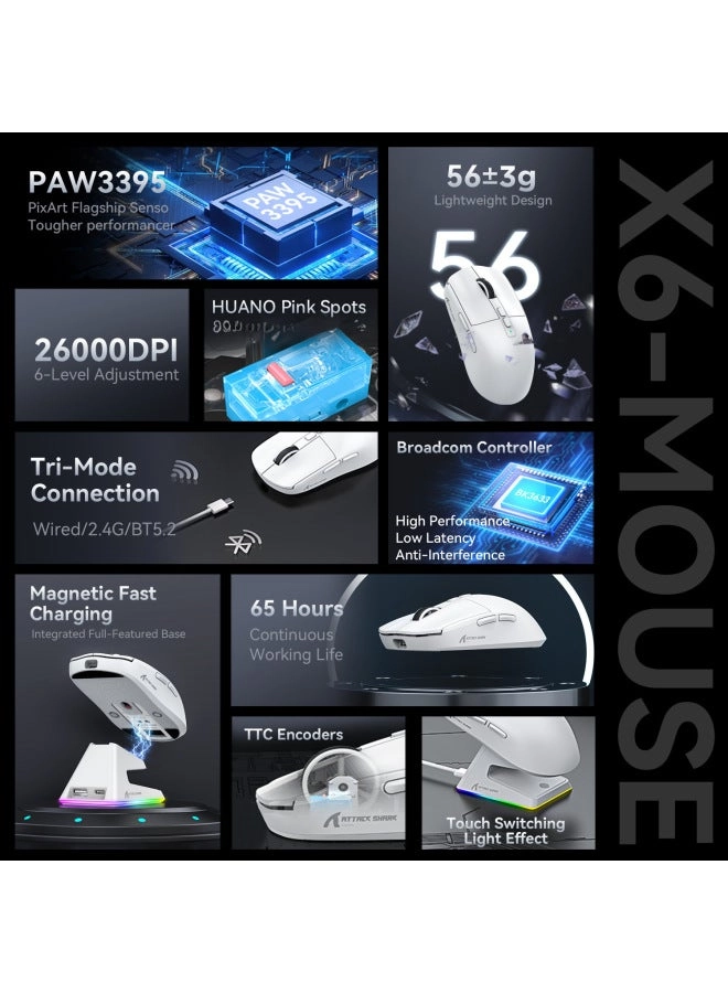 X6 Lightweight Gaming Mouse - Wireless