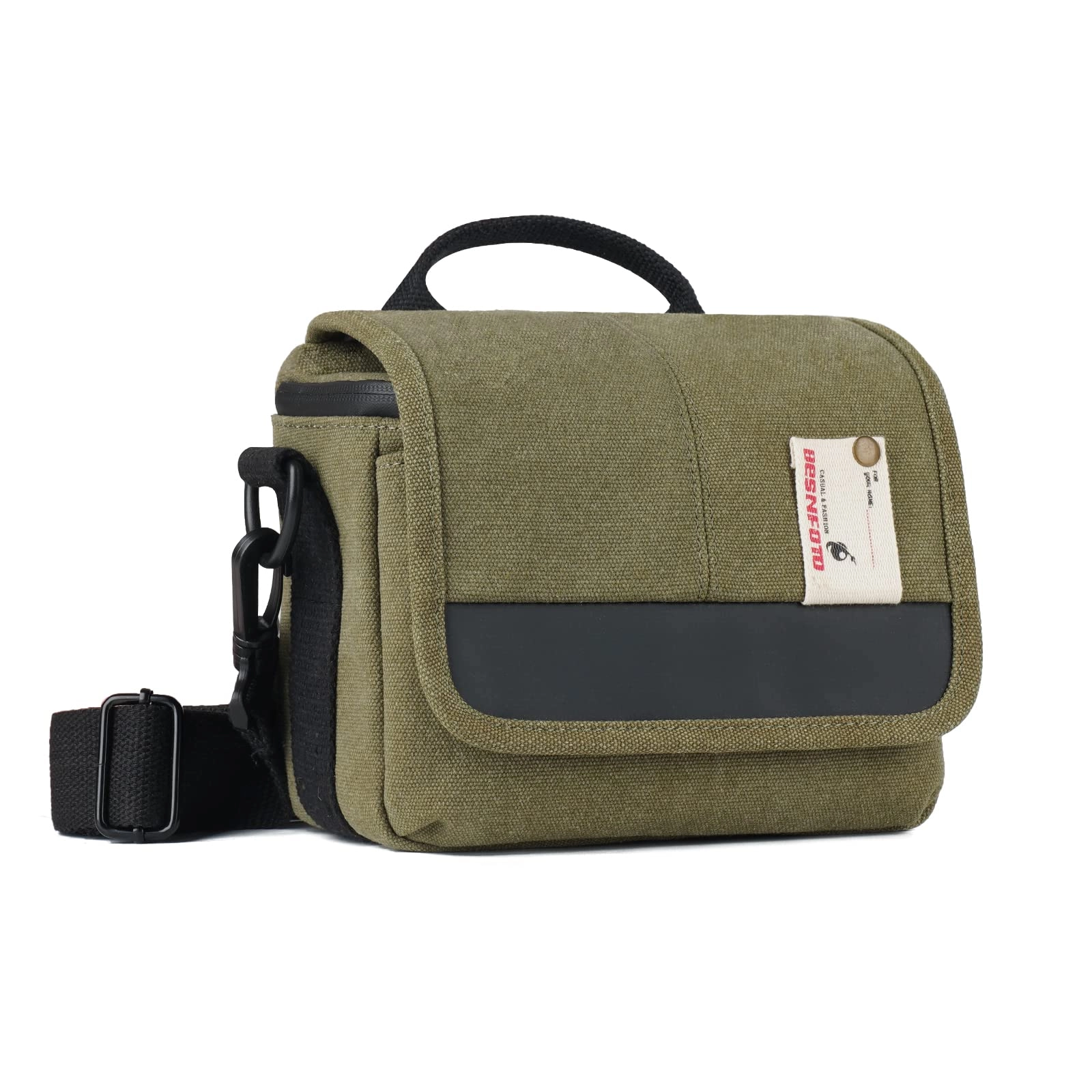Camera Bag - 9.87"L x 5.12"W x 7.87"H Compatible with Canon Sony Nikon Messenger Bag