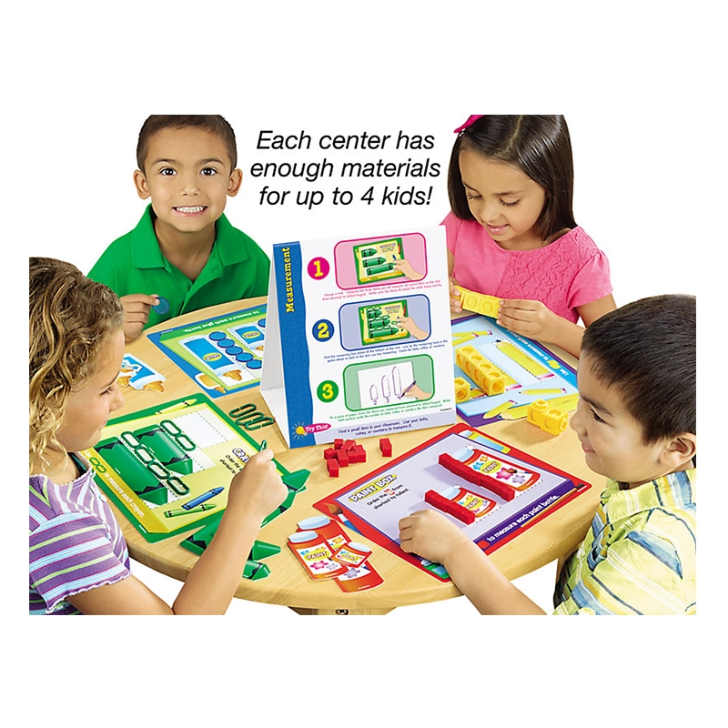 Measurement Instant Learning Center - 4-6 years 40 cubes, 4 rulers, 4 dice