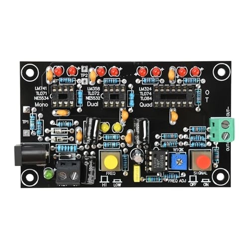 Operational Amplifier Tester - 12V 200kHz/10Hz Plug and Play