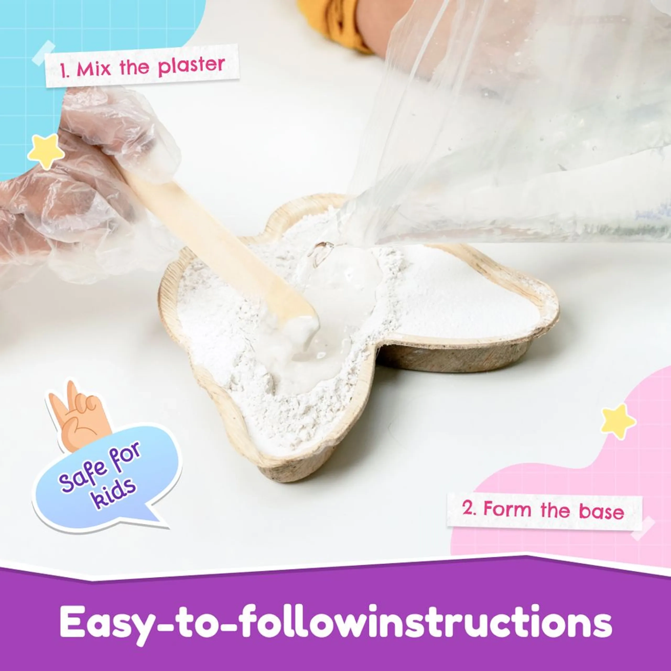 Mosaic Marvels DIY Craft Kit - Multicolor 50 Plus Pcs