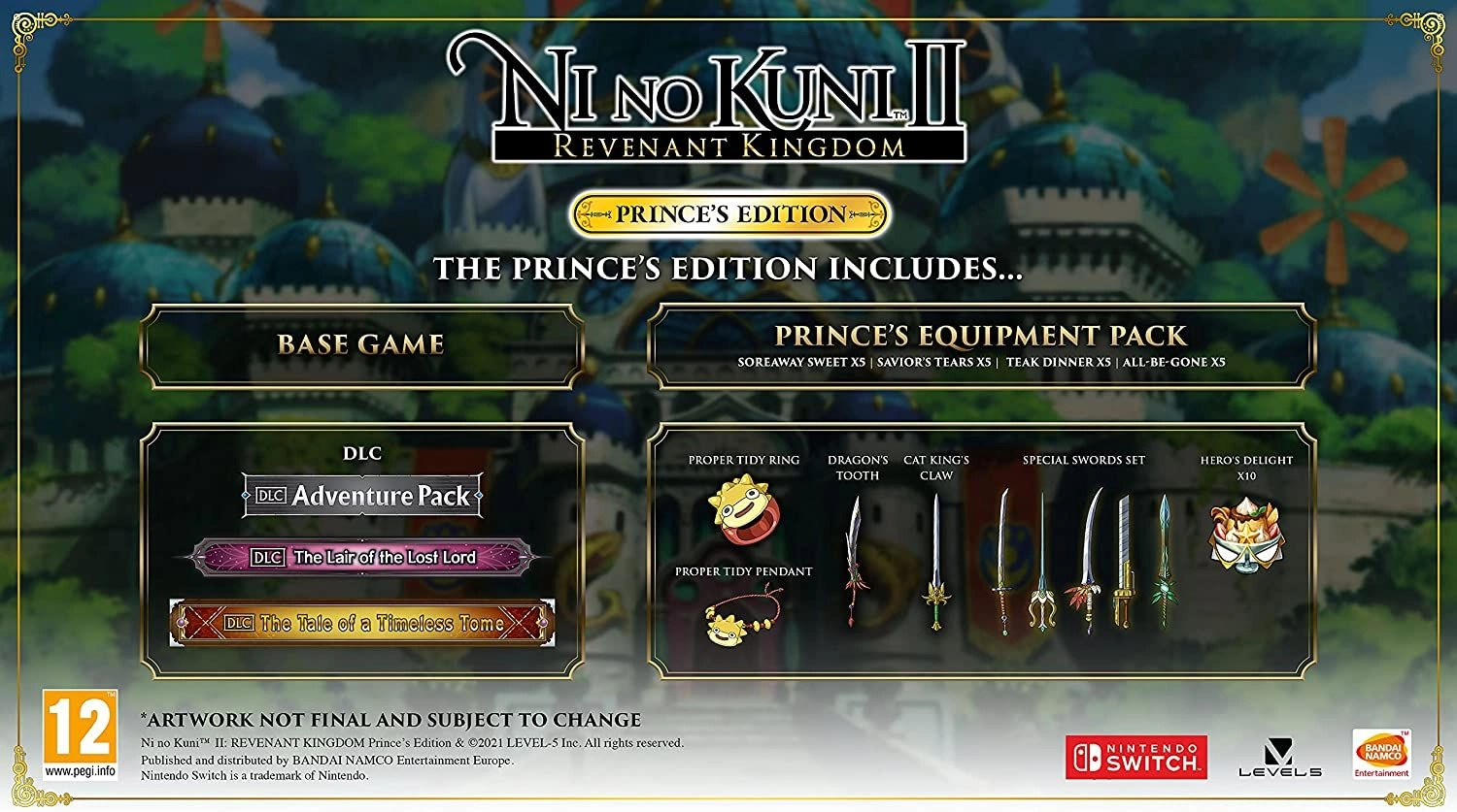 Ni no Kuni II: Revenant Kingdom Princes Edition - Nintendo Switch