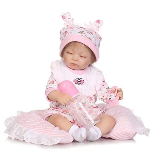 Reborn Baby Doll - 16 Inch Vinyl Cotton Body Pink