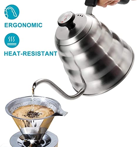 Pour Over Gooseneck Kettle - 1200 Milliliters