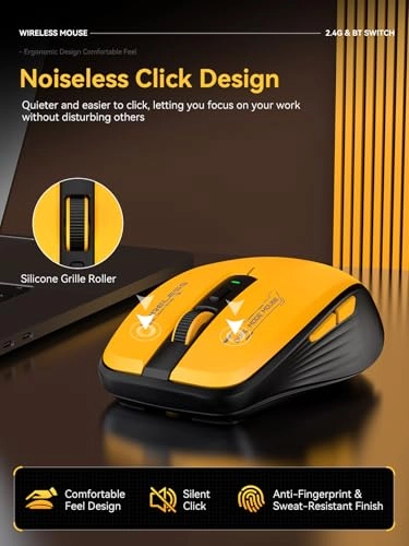 Wireless Mouse - Bluetooth & 2.4GHz
