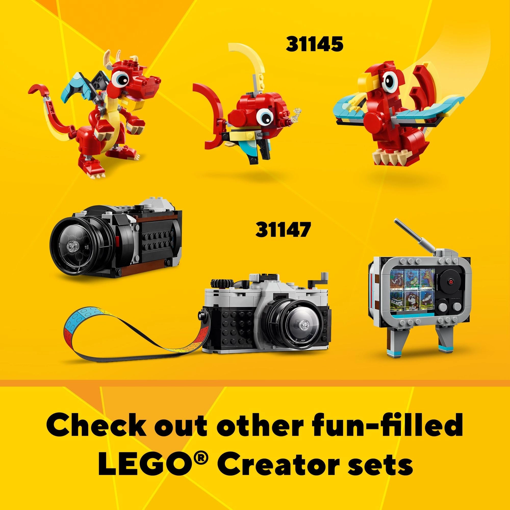 LEGO Creator Flatbed Truck with Helicopter (31146) - 3 in 1 Ages 7+
