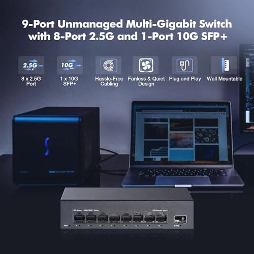Mini 8x2.5G + 1x10G SFP 8-ports