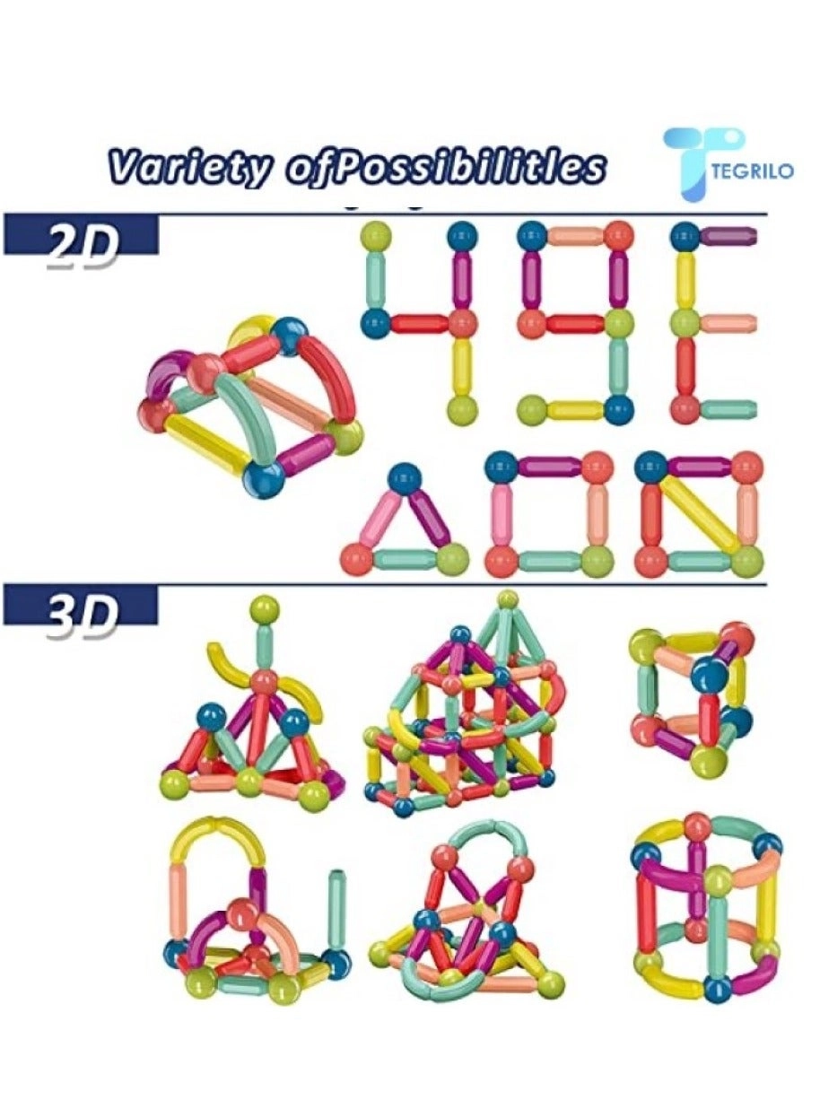 Magnetic Building Blocks - 42 pcs