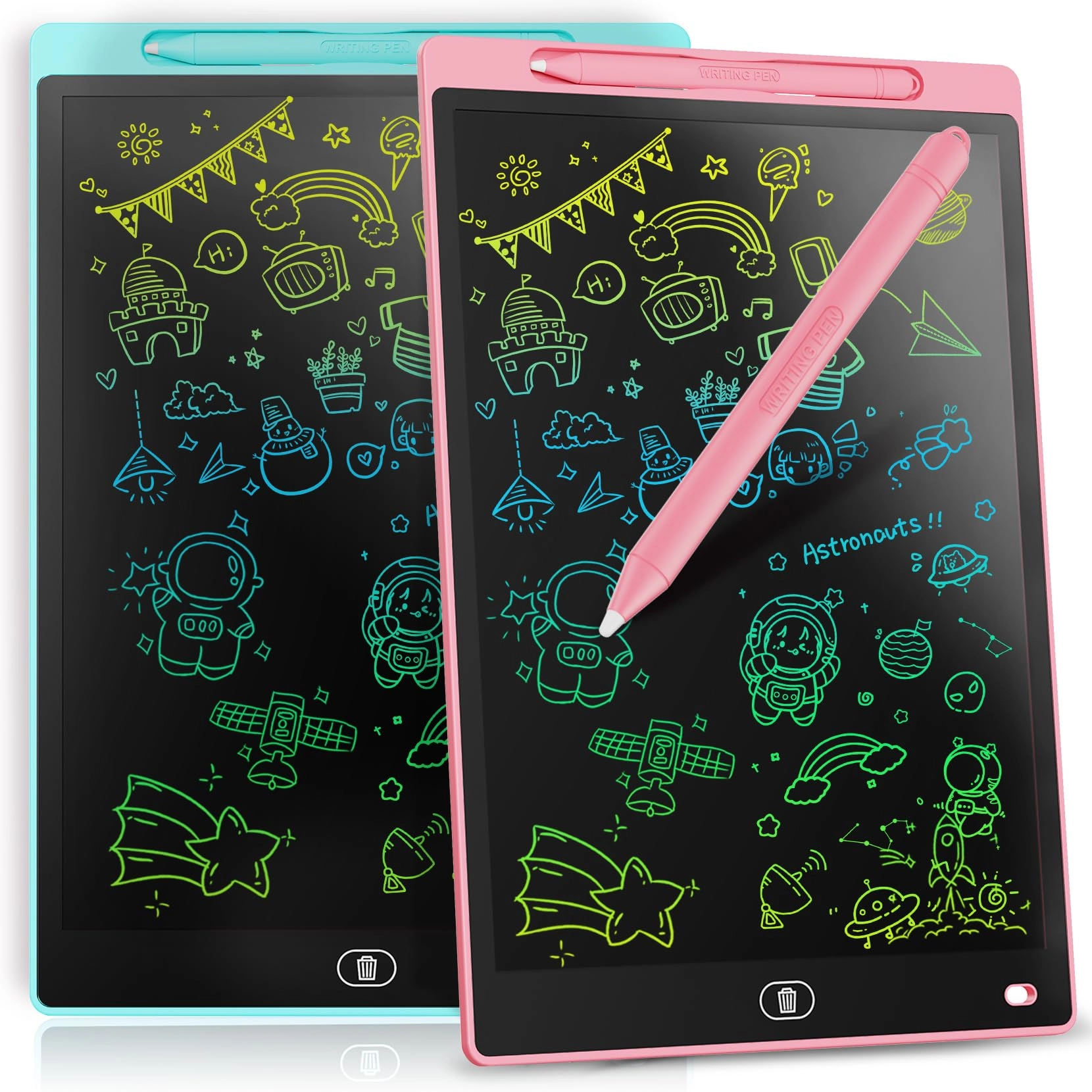 Genialba LCD Writing Tablet - 2 Pack stylus