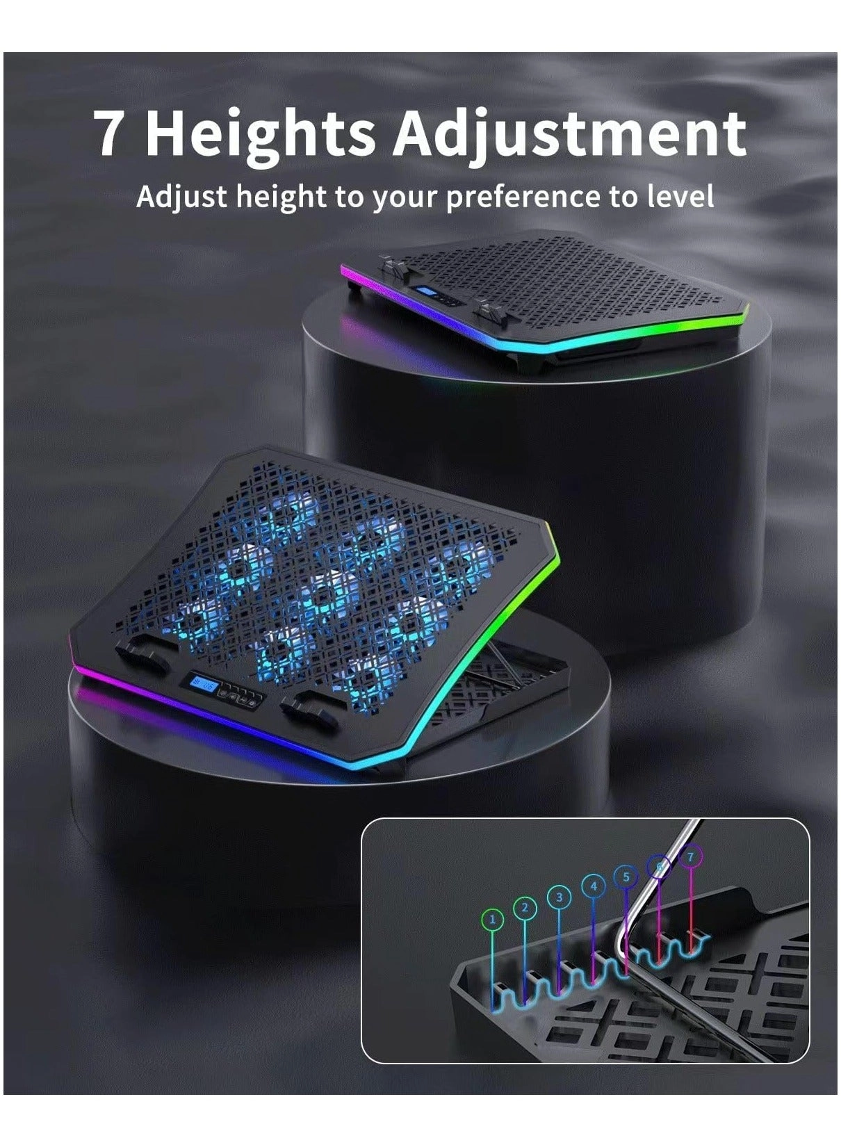 Gaming Laptop Cooling Pad - 9 15.6-17.3-inch