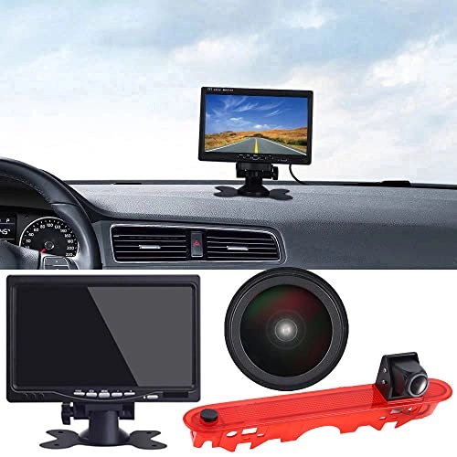 Brake Light Reversing Camera + Rear View Mirror Monitor - Night vision 628 x 586 pixels