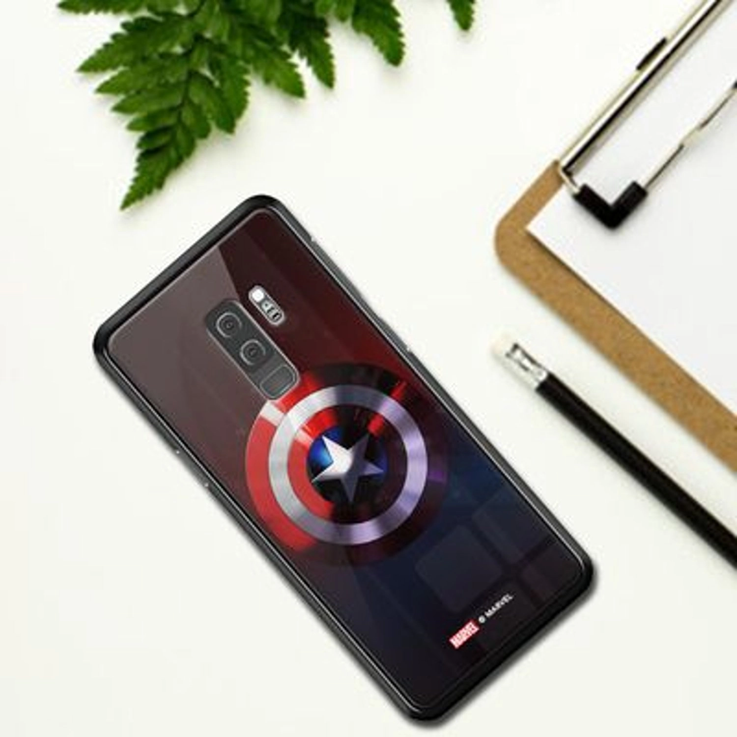 Captain America's Sheild potrait Back Case for Galaxy S9 Plus
