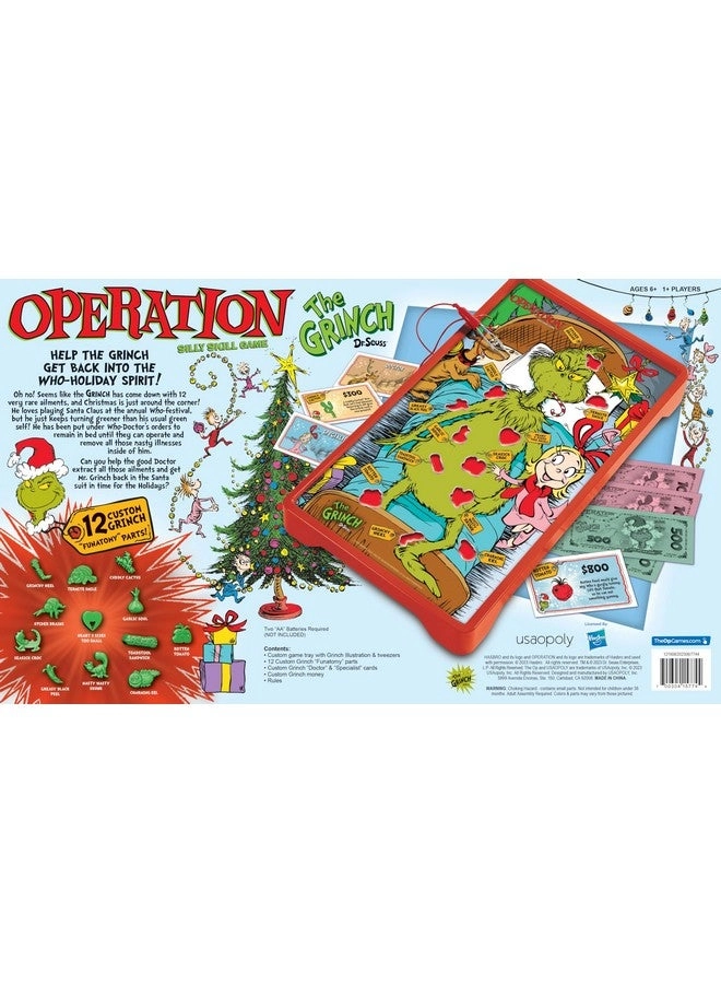 Operation: The Grinch: Classic Dr. Seuss Art & Custom Funatomy Parts