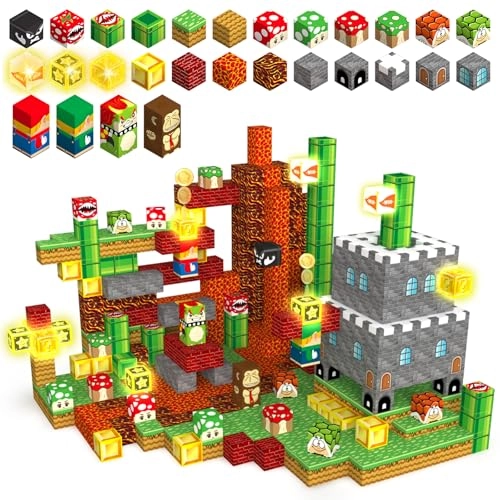 Magnetic Building Blocks - 100 pcs