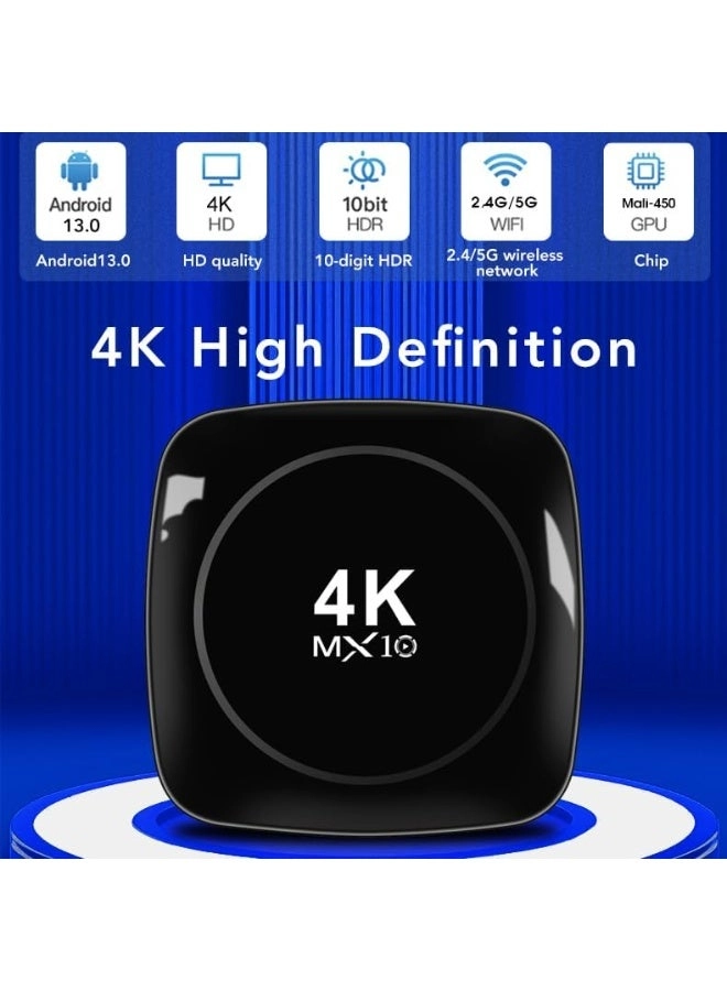 MX10 4K Android 13.0