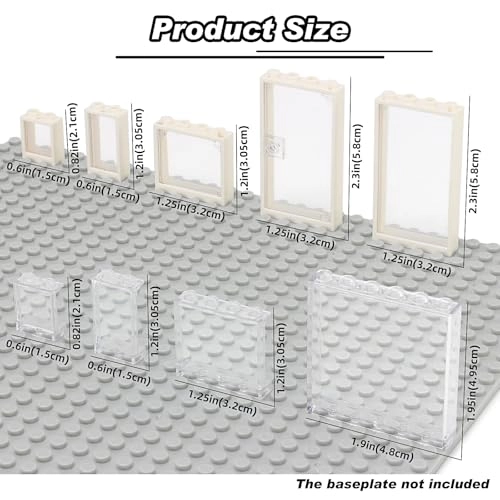 Windows and Doors Building Block Toy Set - 130 pcs