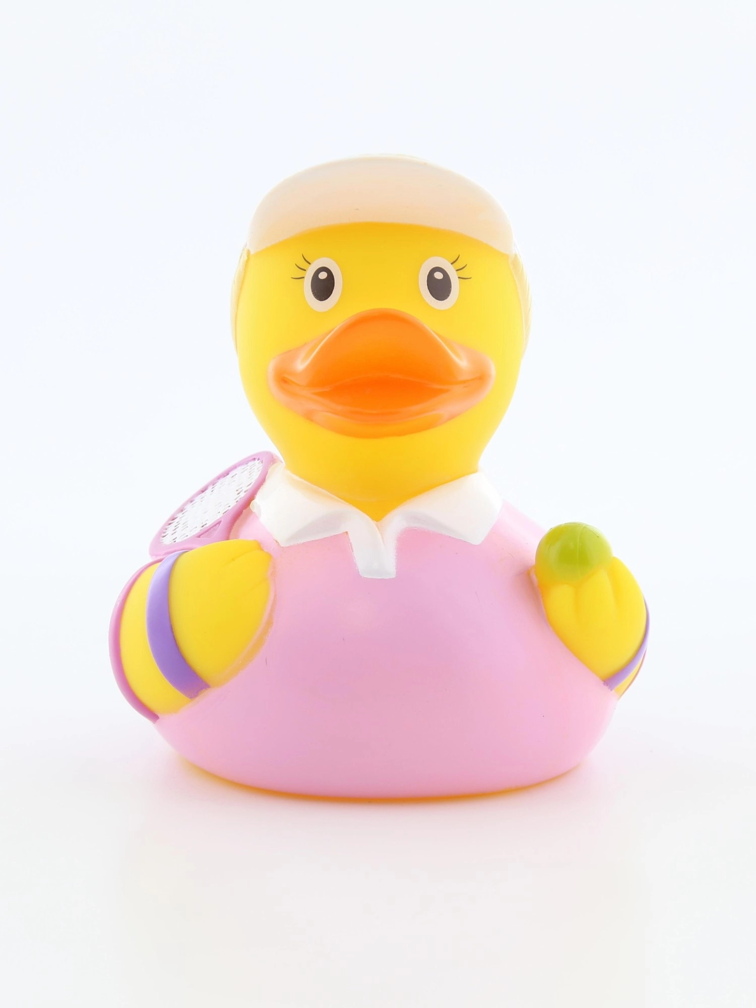 Tennis Player Rubber Duck - 8.5 x 8.5 x 7.5 cm For Ages 3+