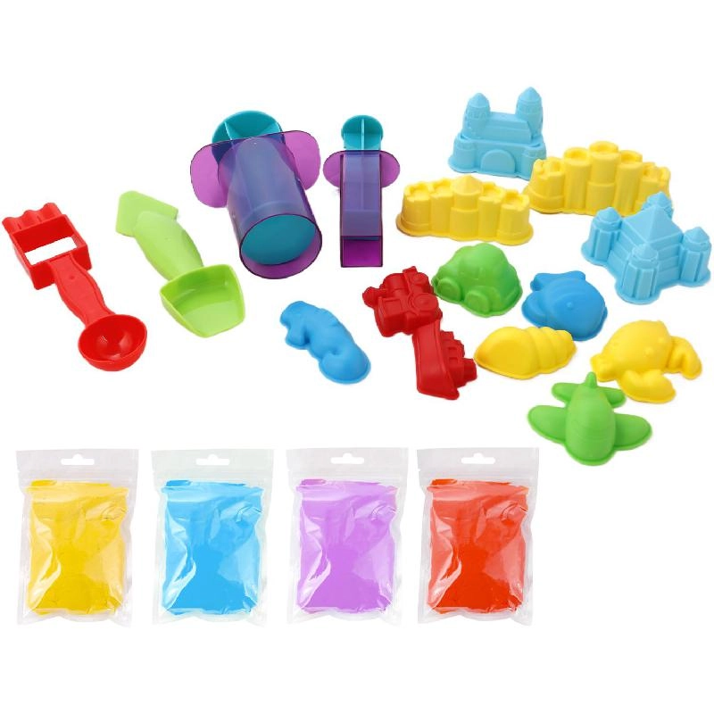 Sand Bucket Built Playset - Assorted Color Activity Sand