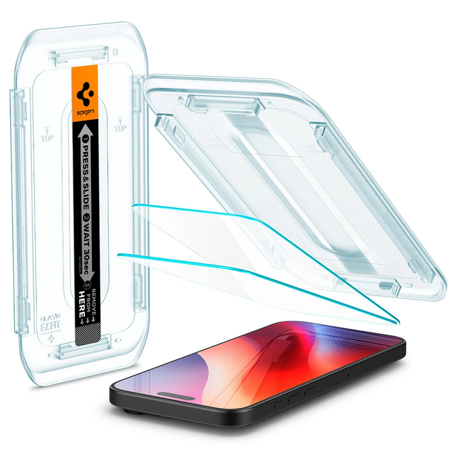 Clear Tempered Glass Screen Protector for iPhone 16 Pro Max