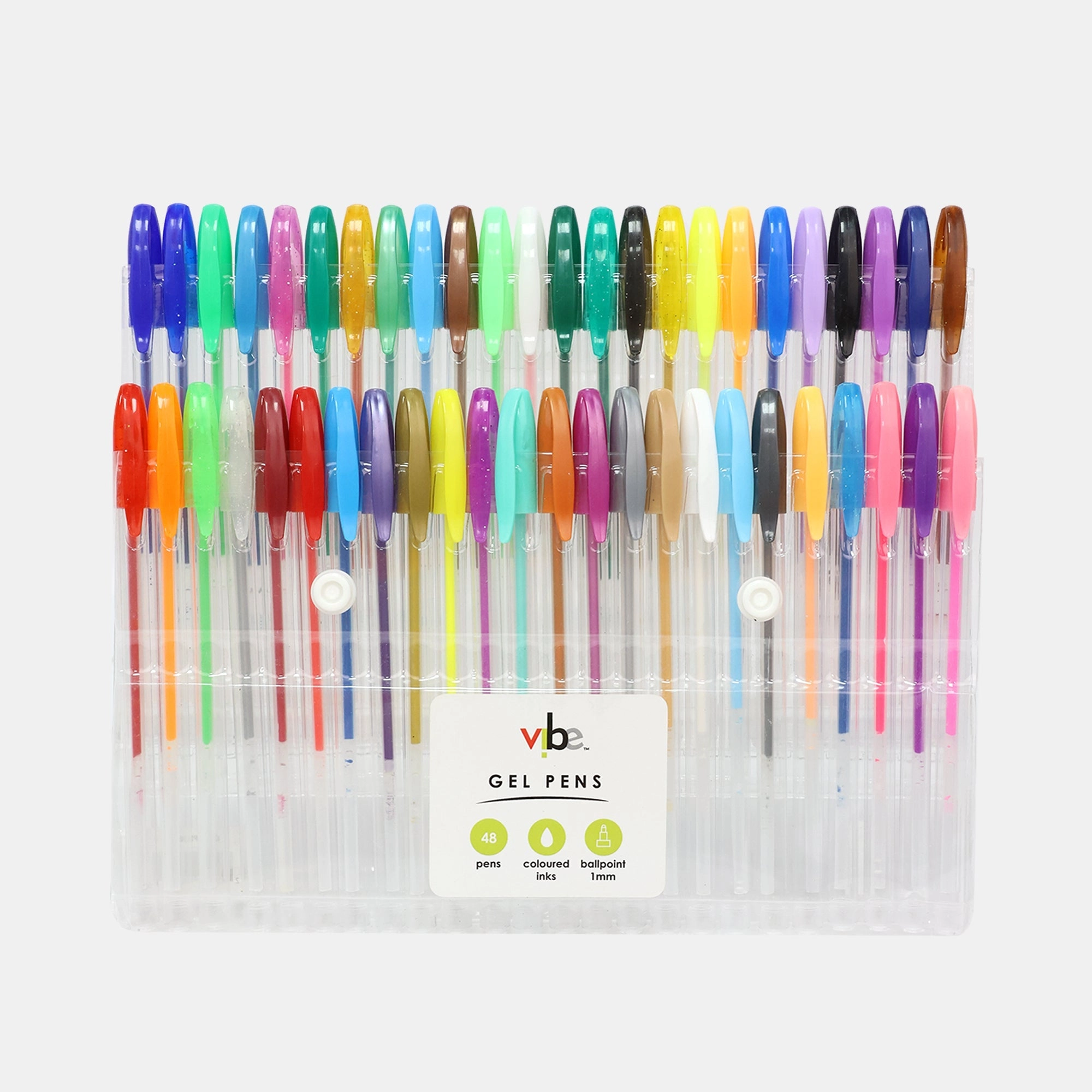 Vibe Gel Pens - 48 pcs 1.0mm