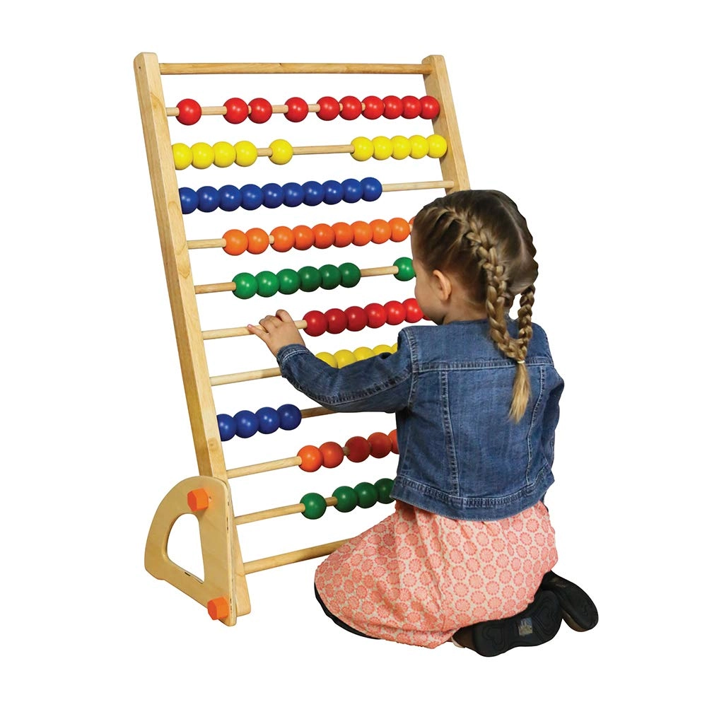 Constructive Playthings WOW04 Giant Standing Abacus - 1 and older