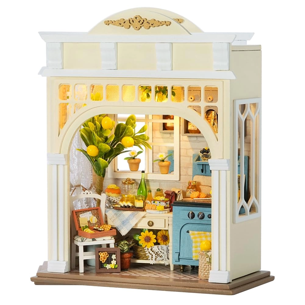 Miniature Wooden Dollhouse Furniture Kit - Creative Room 1:24