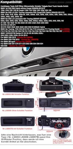 Reversing Camera - Night vision AHD/CVBS 1280 x 720 pixels