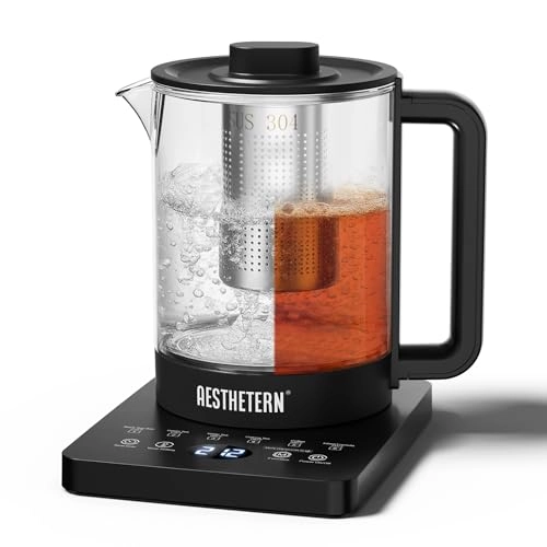 Aesthetern Infuser Glass Electric Kettle