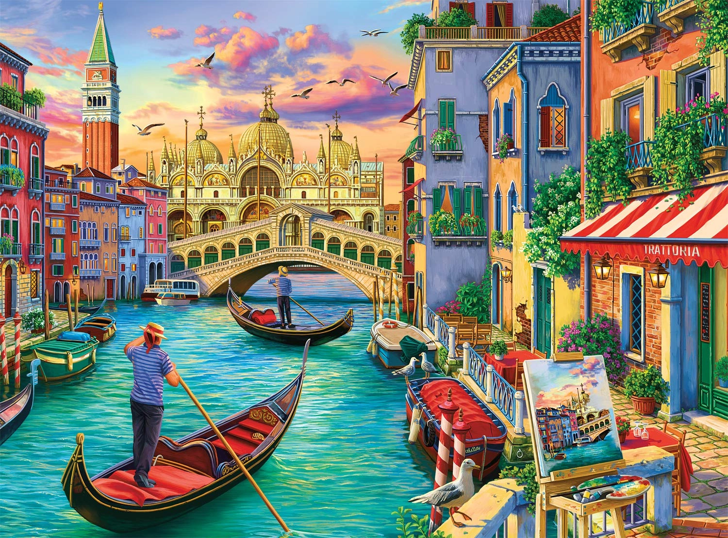 Buffalo Games Sights of Venice Puzzle - 1000 pcs