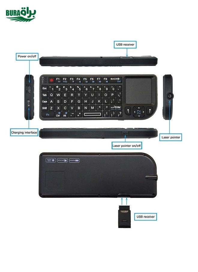 A8 Mini - Wireless Mouse and Keyboard USB