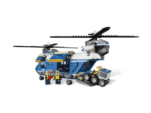 Police Heavy-Lift Helicopter - Police 393 pcs Forest Transportation