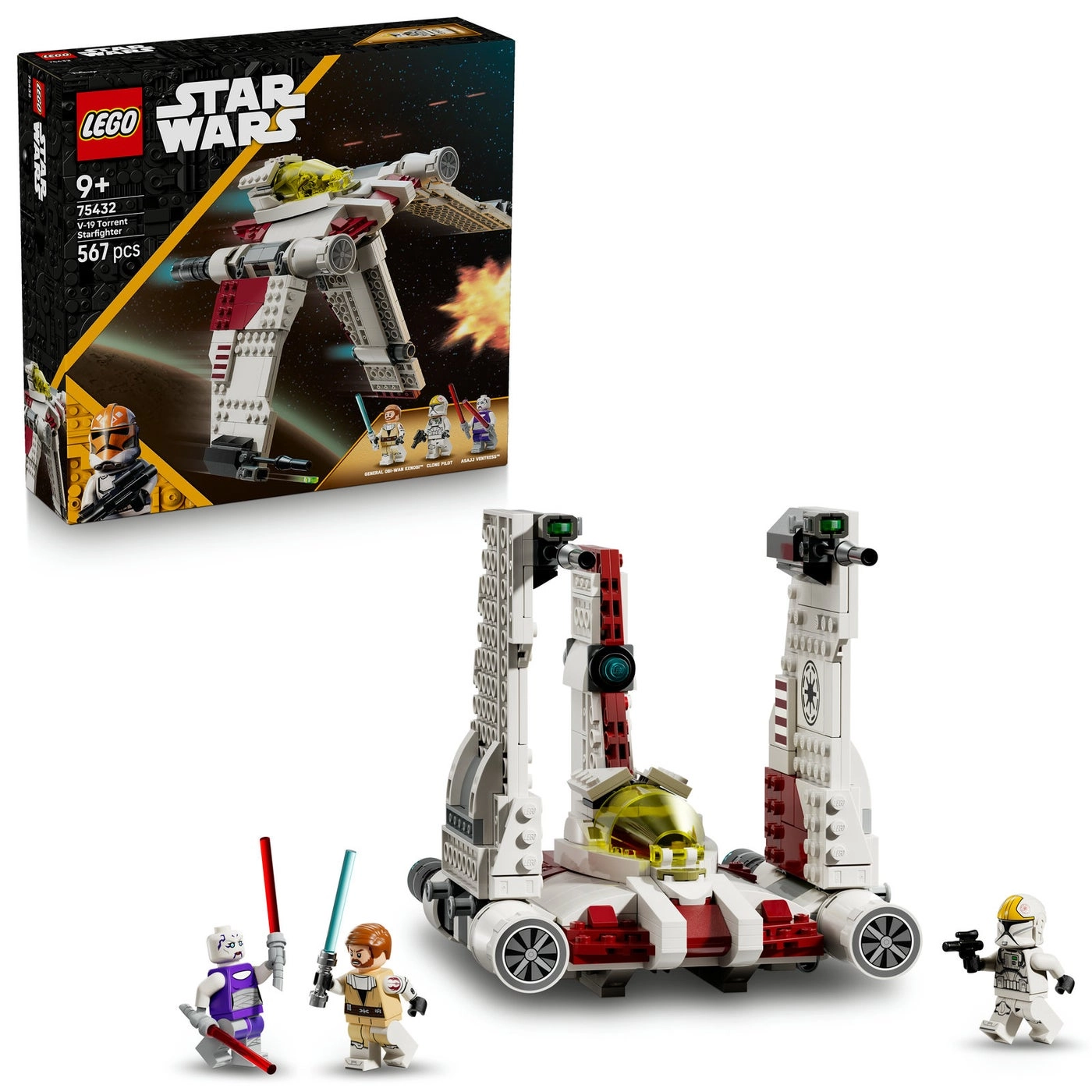 Star Wars V-19 Torrent Starfighter (75432)