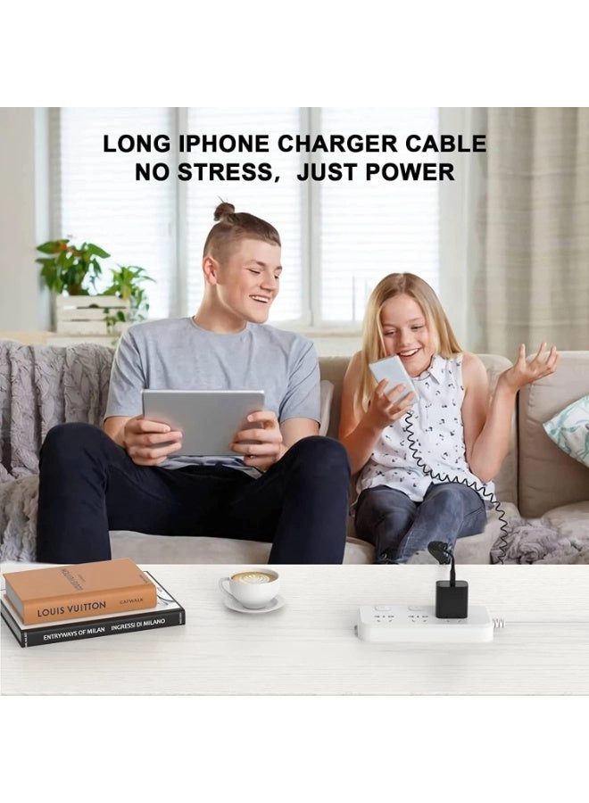 Charge Cable Type-C to Lightning 0.2m Coiled