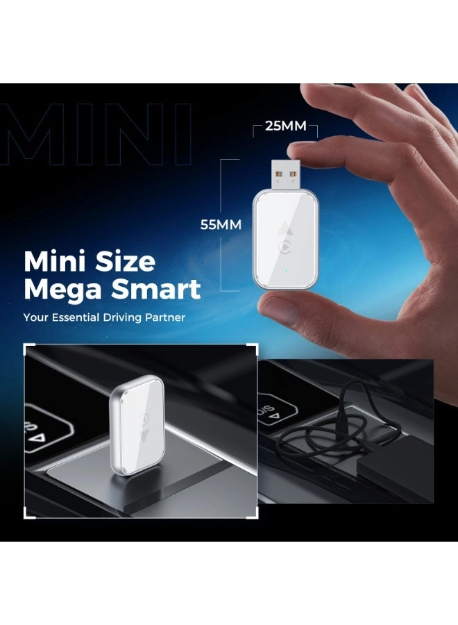 2-in-1 Wireless CarPlay and Android Auto Adapter