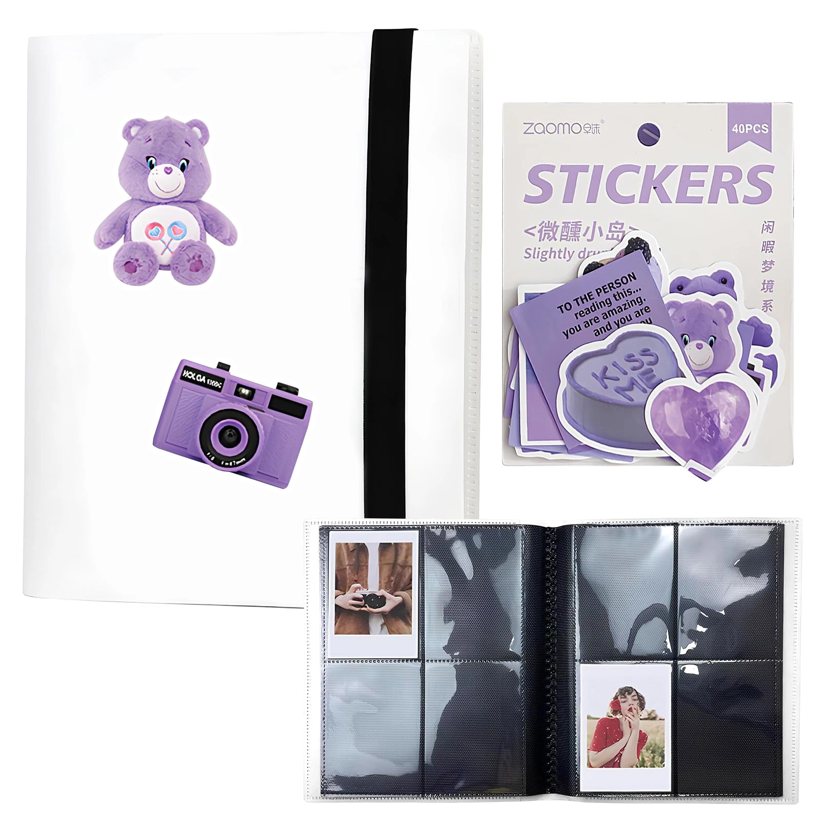 Cosswe Mini Photo Album - 160 Photos