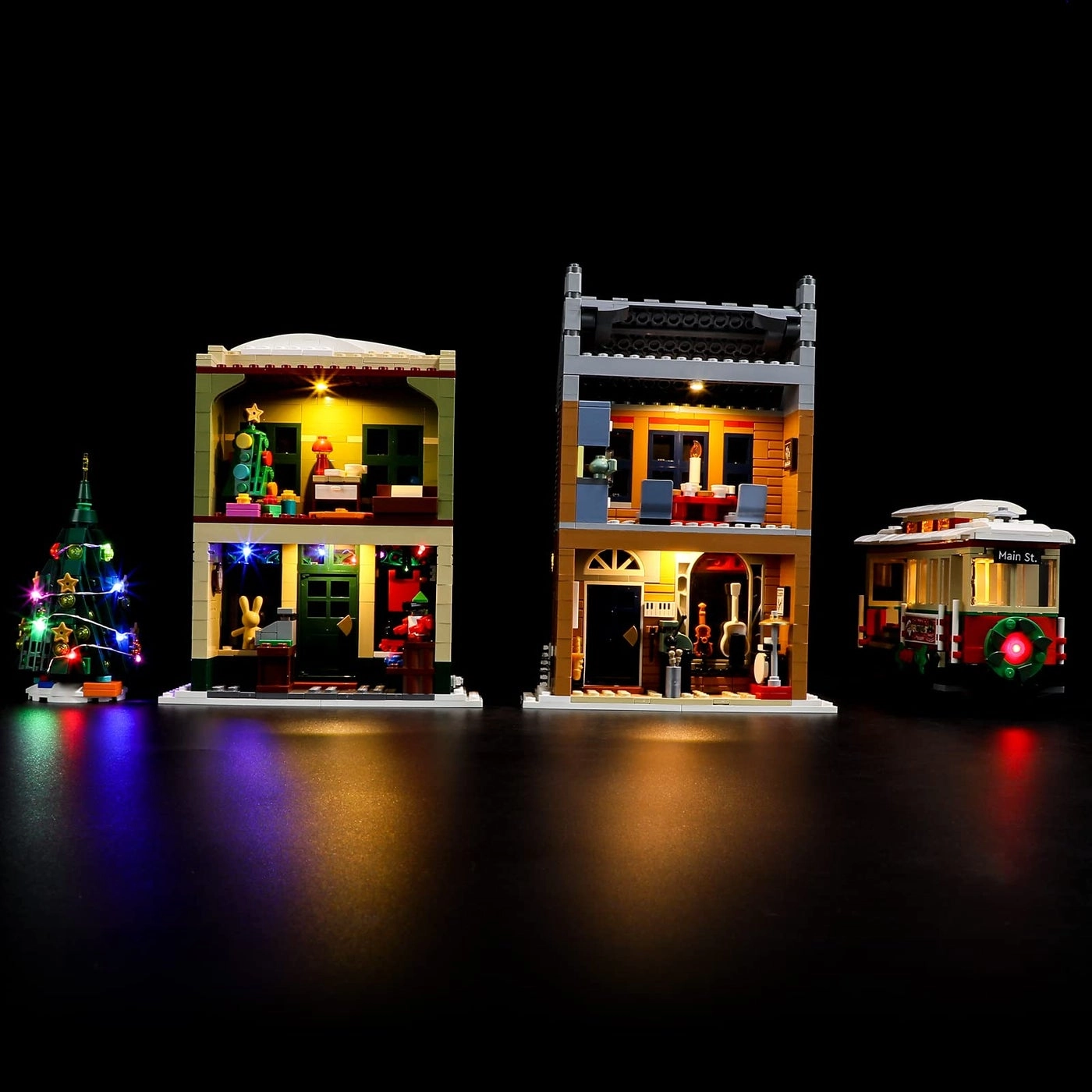 Led Lighting Kit for LEGO 10308 Holiday Main Street - Compatible with Lego Icons Building Model