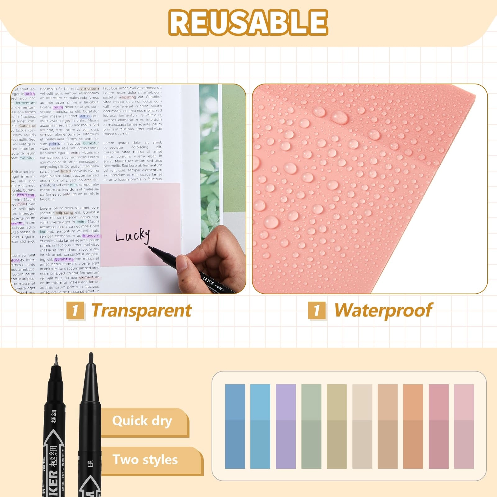 Book Annotation Kit - 39 Pcs