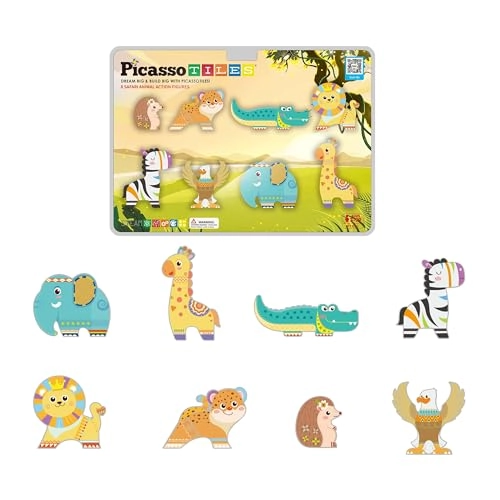 Magnet Building Blocks - Safari Animal 8pcs
