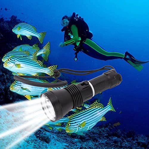 P50 Quad Core Diving Flashlight - 8000LM IPX8